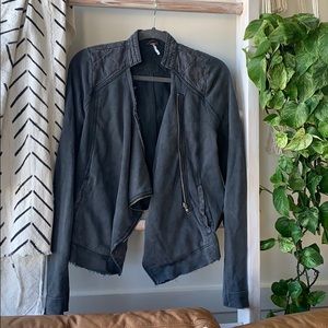 Free People • Weathered Black Jacket